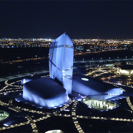 Pulsar light up new Cultural Centre in Saudi Arabia