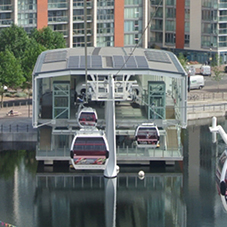 Flag TPO waterproofing for Thames cable cars