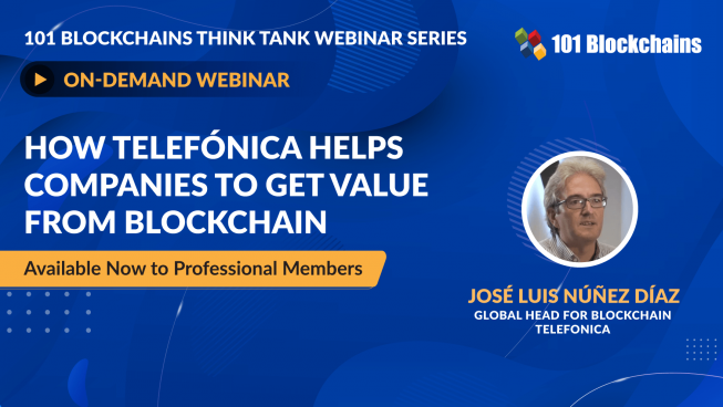 ON-DEMAND WEBINAR: How Telefónica helps companies to get value from blockchain