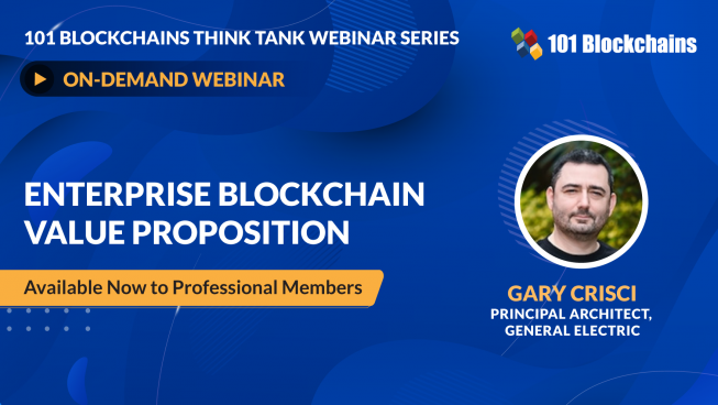 ON-DEMAND WEBINAR: Enterprise Blockchain Value Proposition