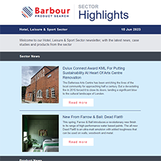 Hotel, Leisure & Sport Sector Highlights | Latest product news, case studies and more