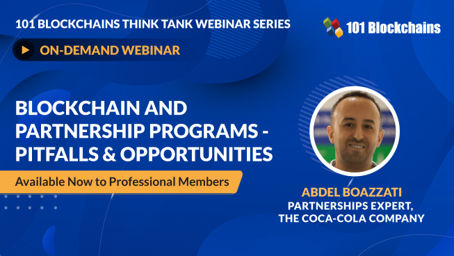 ON-DEMAND WEBINAR: Blockchain And Partnership Programs – Pitfalls & Opportunities