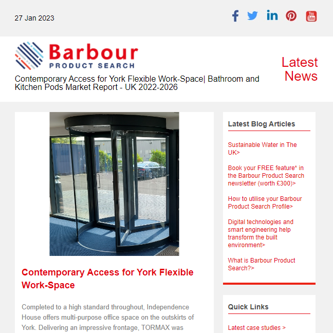 Contemporary Access for York Flexible Work-Space| Bathroom and Kitchen Pods Market Report - UK 2022-2026