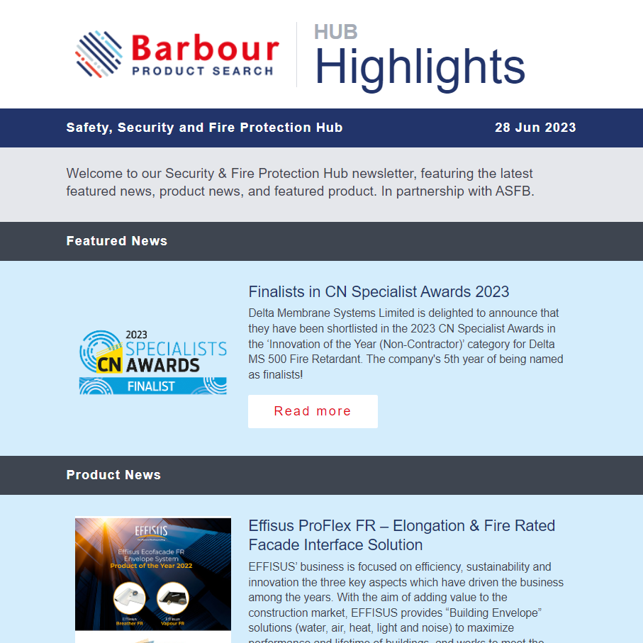 Safety, Security & Fire Protection Hub Highlights- In Partnership with ASFB 28th June