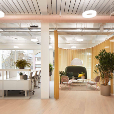 Transformation of 1980s office building into vibrant new workspace