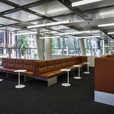 Pendant lighting from RIDI Group for Freiburg University Library