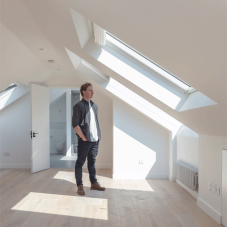 Glazing Vision's rooflights were chosen for bungalow renovation in Kent