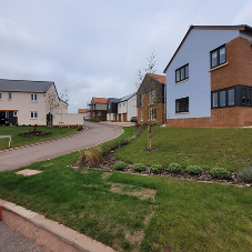 Housing development of 185 homes in Devon get waterproofing by Wykamol