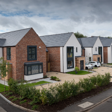 A plot of 5 new builds become sought after with Origin products specified across the development