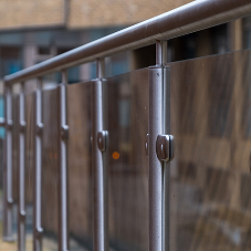 Neaco’s structural glass balconies create a beautiful minimalist look