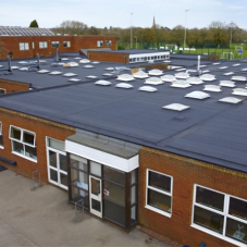 Langley flat roofing solution for Cedars Upper School