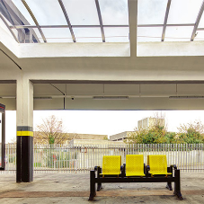 Polycarbonate rooflights for West Kirby station