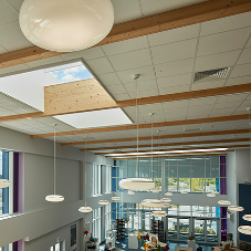 Sunsquare rooflights bring natural light into school