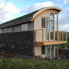 Sedum roof system for new home
