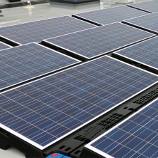 PV modules help meet sustainability target