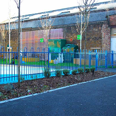Fencing for Primary School allows children to play with full security